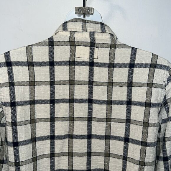 CURRENT/ELLIOT Gable Green Woodland Plaid The Perfect Button Up Shirt-0/XS - Picture 6 of 9